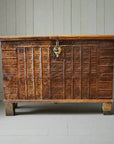 Antique Detailed Indian Pitara Box/ Trunk