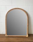 Arch Rattan Mirror 80x100cm