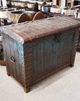 Antique Detailed Indian Pitara Box/ Trunk