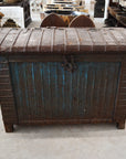 Antique Detailed Indian Pitara Box/ Trunk