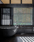 Oval Concrete Terrazzo Stone Bath 1750x900x550mm - Mid Grey
