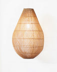 Large Beehive Rattan Pendant