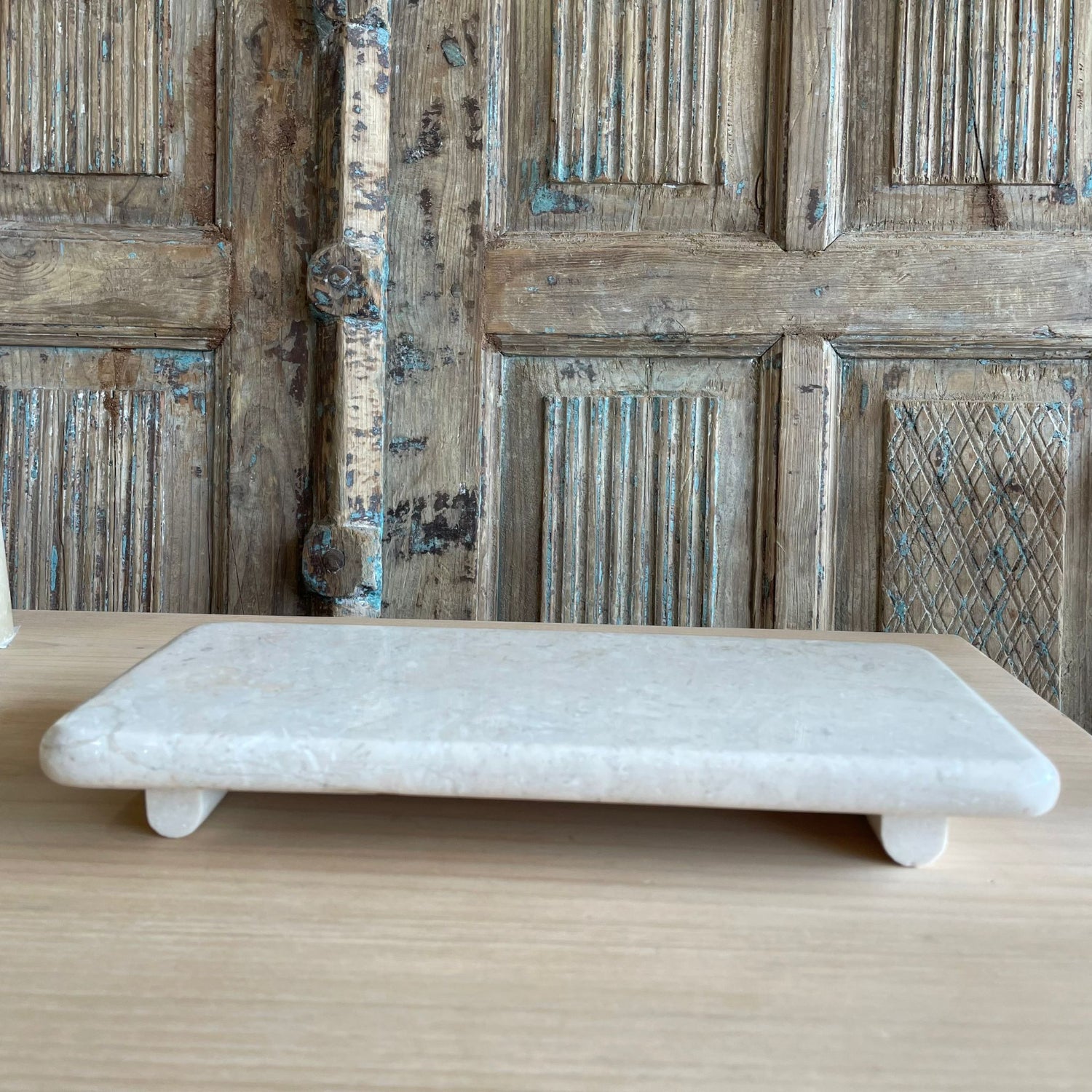 Beige Marble Serving Board