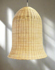 Bell Rattan Pendant