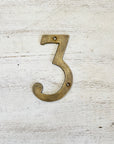 Brass House Numbers