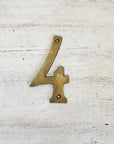 Brass House Numbers
