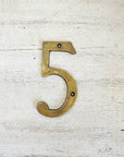 Brass House Numbers