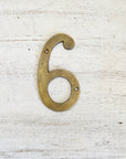 Brass House Numbers