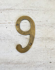 Brass House Numbers