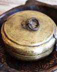 Indian Brass Chapati Box - Large