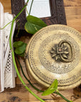 Indian Brass Chapati Box - Large