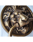 Brass Lion Door Knocker