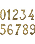 Brass House Numbers