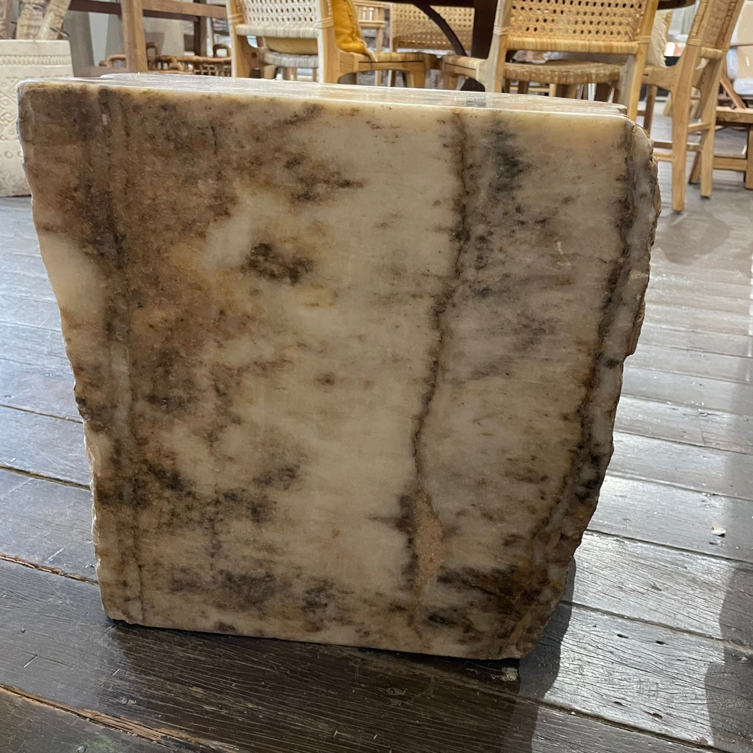 Natural Edge Onyx Side Table | Made To Order