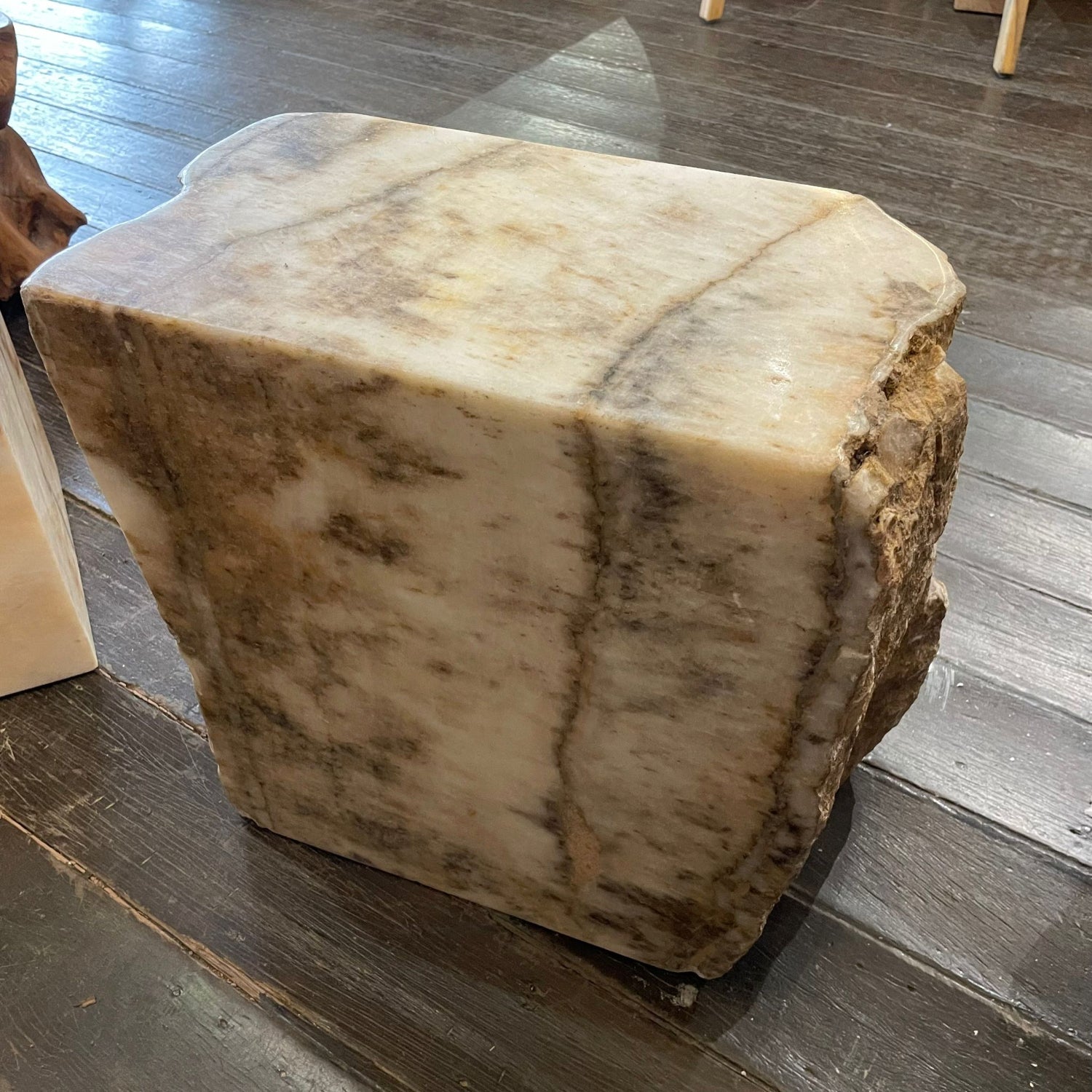 Natural Edge Onyx Side Table | Made To Order