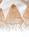 Small Cabana Woven Rattan Pendant | Made To Order