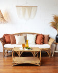 Caramel Bangalow Split Cane Lounge Suite