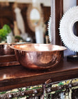 Round Copper Basin