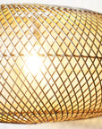 Circular Rattan Pendant