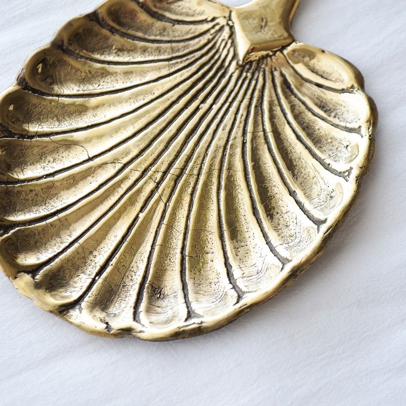 Fan Leaf Brass Dish