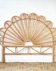 Flower Petal Rattan Bedhead | Assorted Sizes