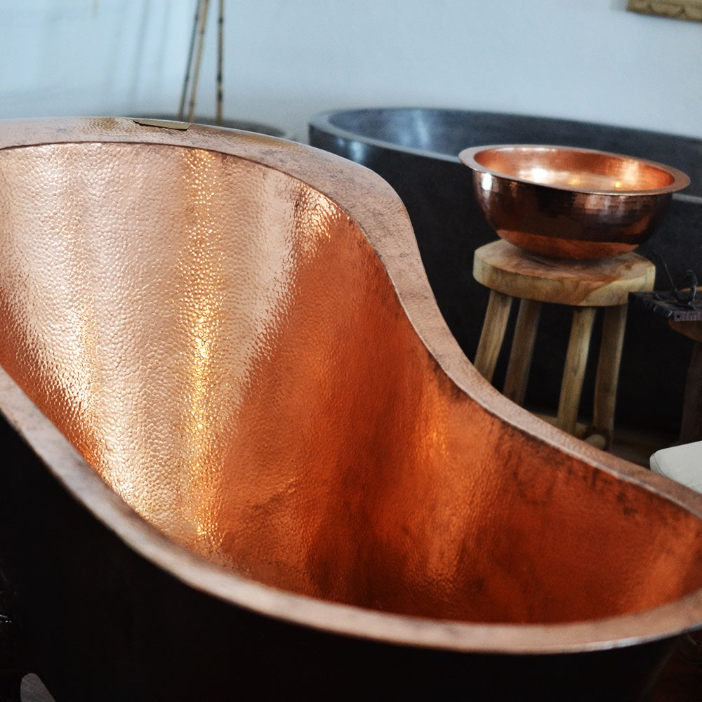 Freestanding Claw Foot Copper Bath