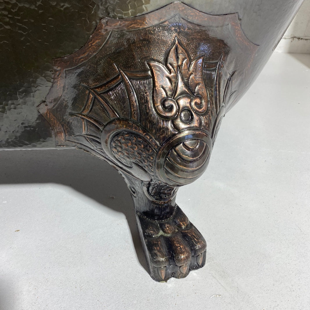 Freestanding Claw Foot Copper Bath