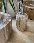 Fossilised Wood Soap Dispenser