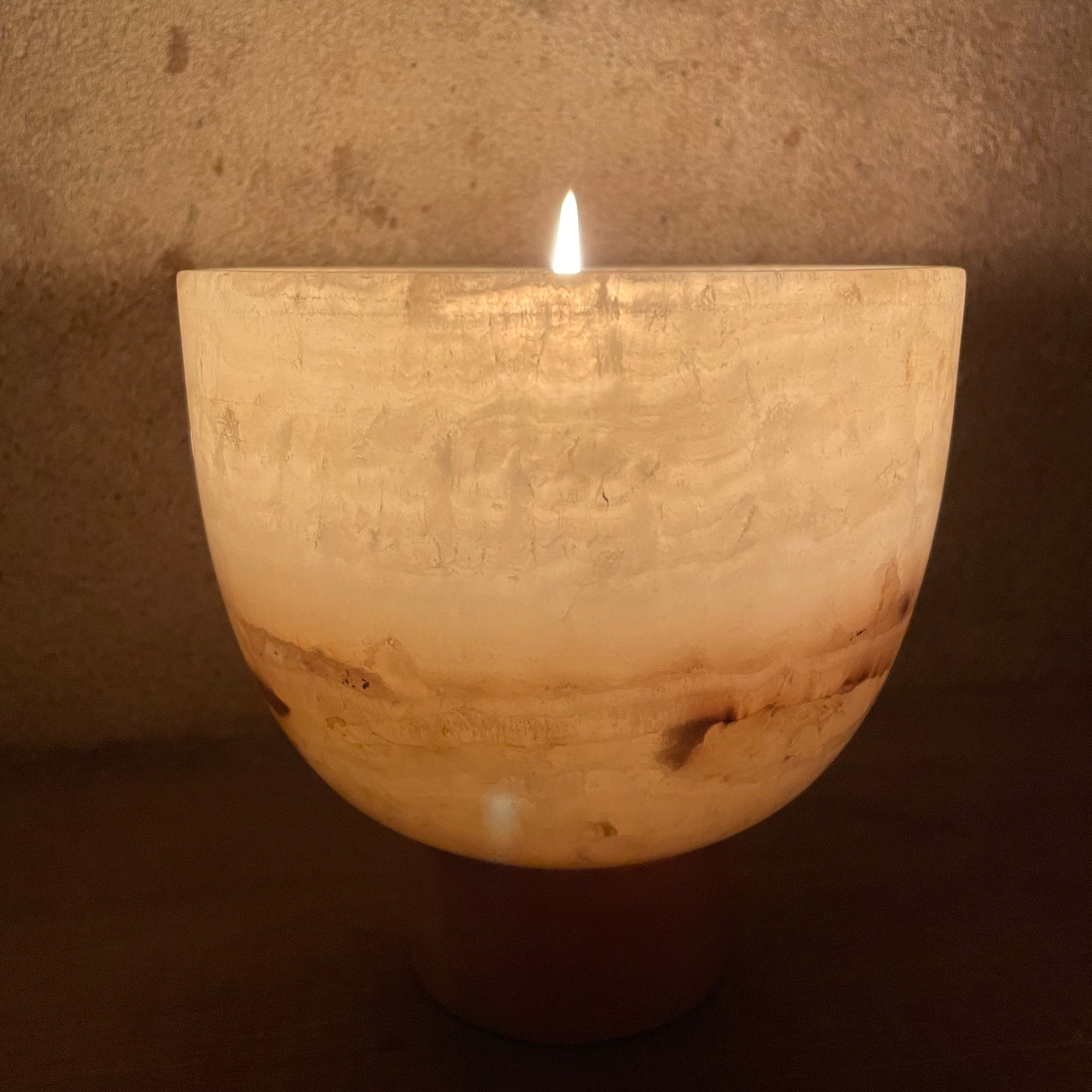 Onyx Stone Standing Bowl