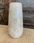 Beige Marble Stone Vase 24x10cm