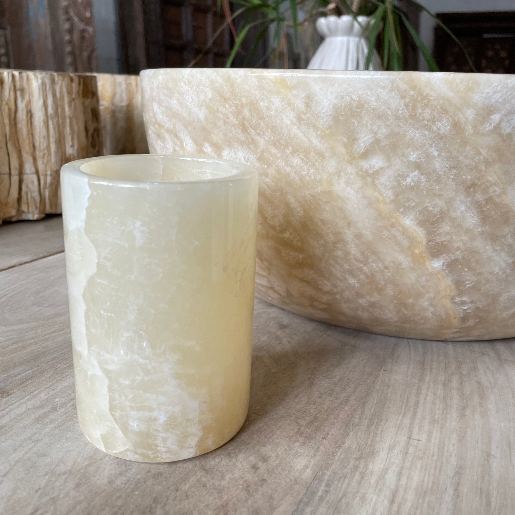 Onyx Stone Holder 12cm