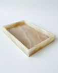 Onyx Rectangular Stone Tray