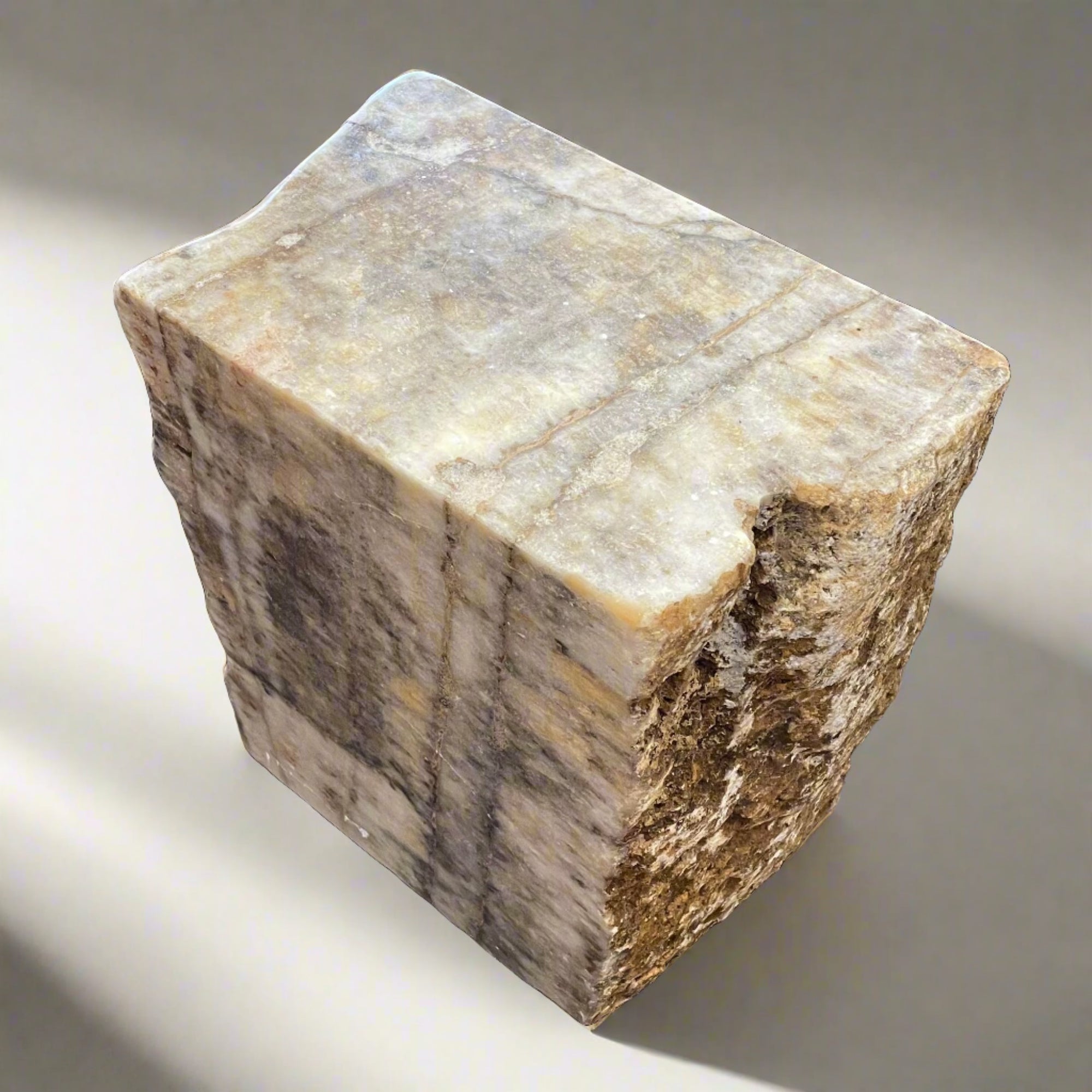 Natural Edge Onyx Side Table | Made To Order