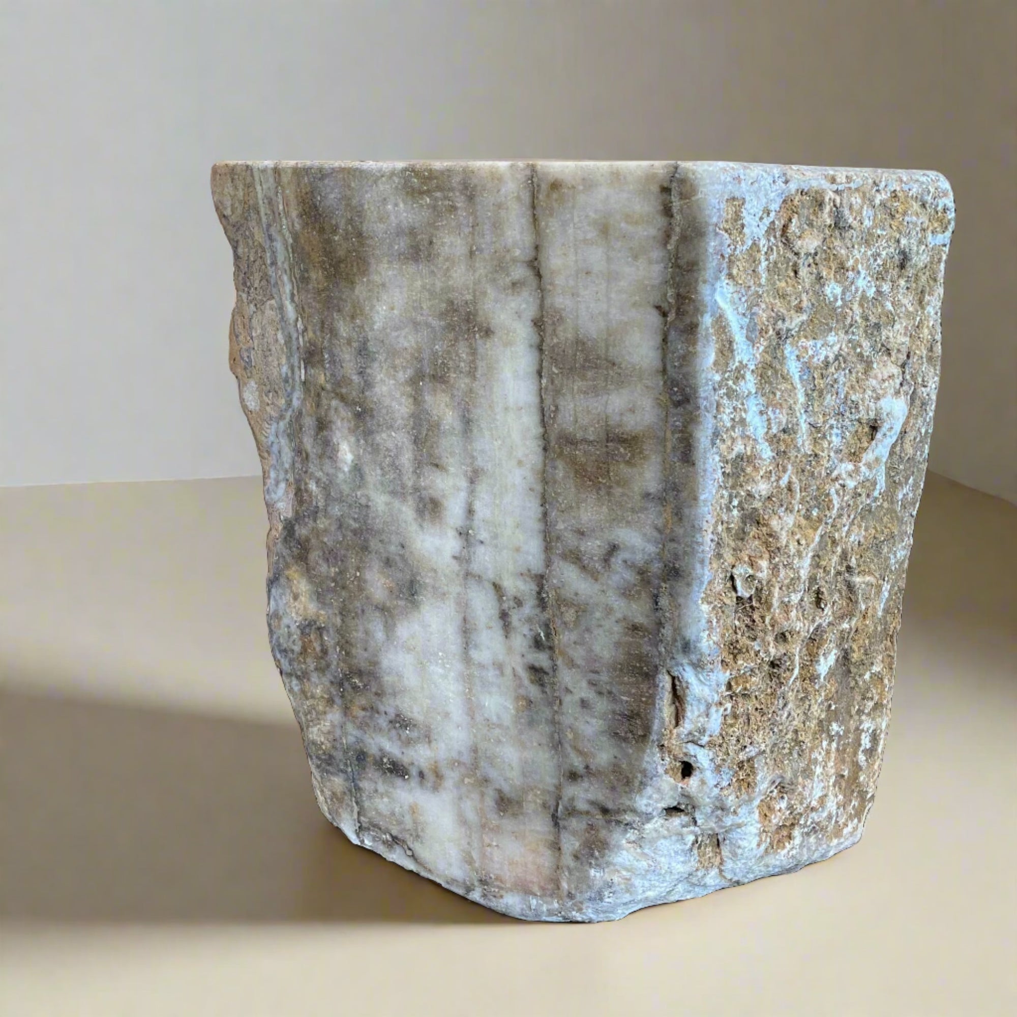 Natural Edge Onyx Side Table | Made To Order