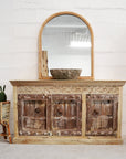 Vintage Indian Timber Sideboard - 180x40x80cm | Assorted Designs