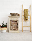 Indian Acid Wash Timber 60x40x80cm Vanity | Assorted Designs