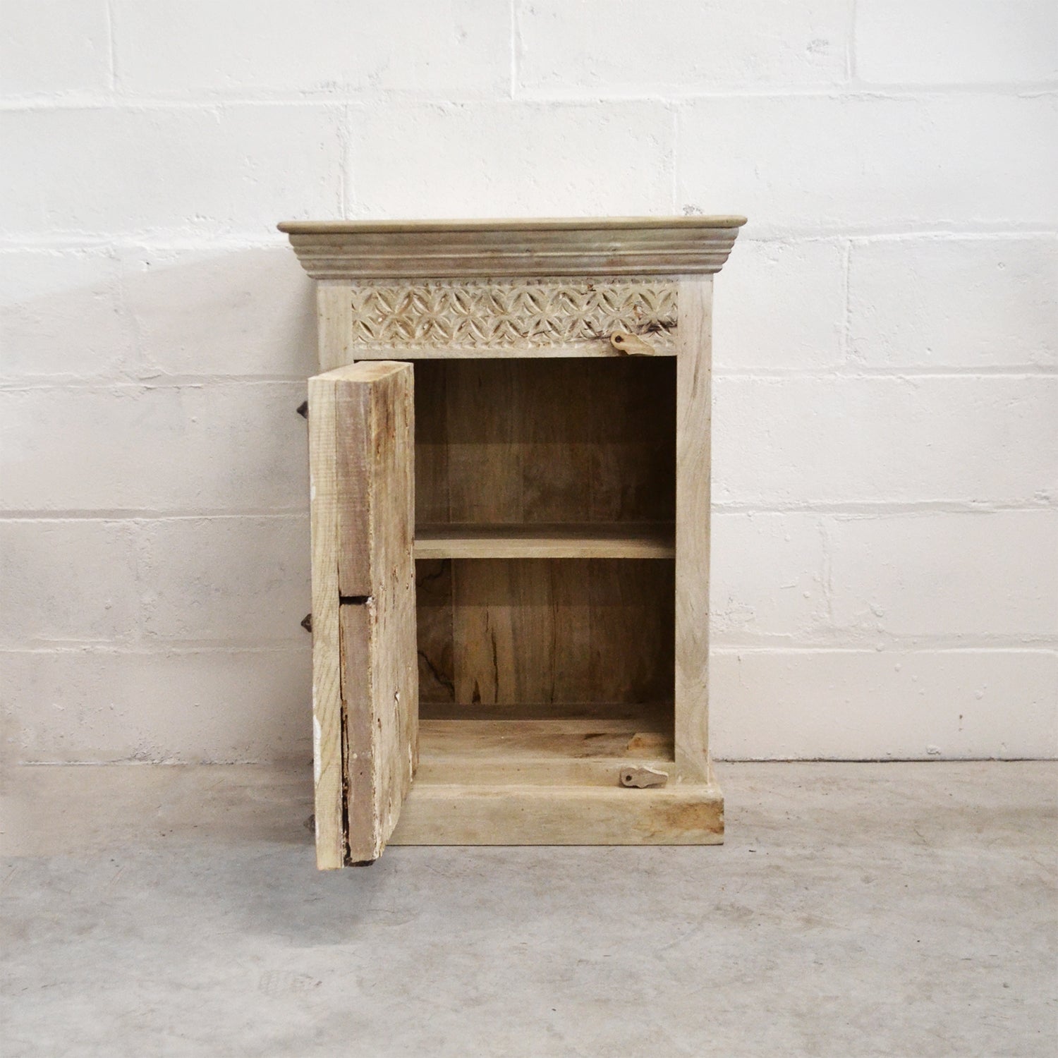 Indian Acid Wash Timber 60x40x80cm Vanity | Assorted Designs