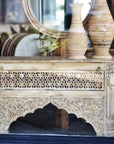 Jaali Indian Carved Sideboard 120cm