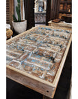 Indian Timber Door Coffee Table