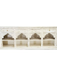 Indian White Wash Arch Timber Sideboard 200cm