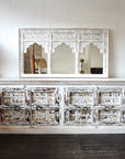 Indian White Wash Timber 220cm Sideboard | Made To Order