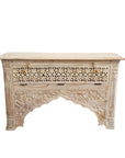 Jaali Indian Carved Sideboard 120cm