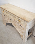 Jaali Indian Carved Sideboard 120cm