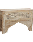 Jaali Indian Carved Sideboard 120cm