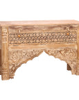 Jaali Indian Carved Sideboard 120cm
