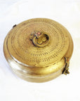 Indian Brass Chapati Box - Large