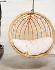 Dusk Single Round Cane Hanging Chair | Made To Order