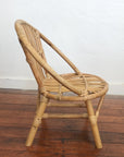 Little One Round Rattan Chair