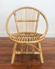 Little One Round Rattan Chair
