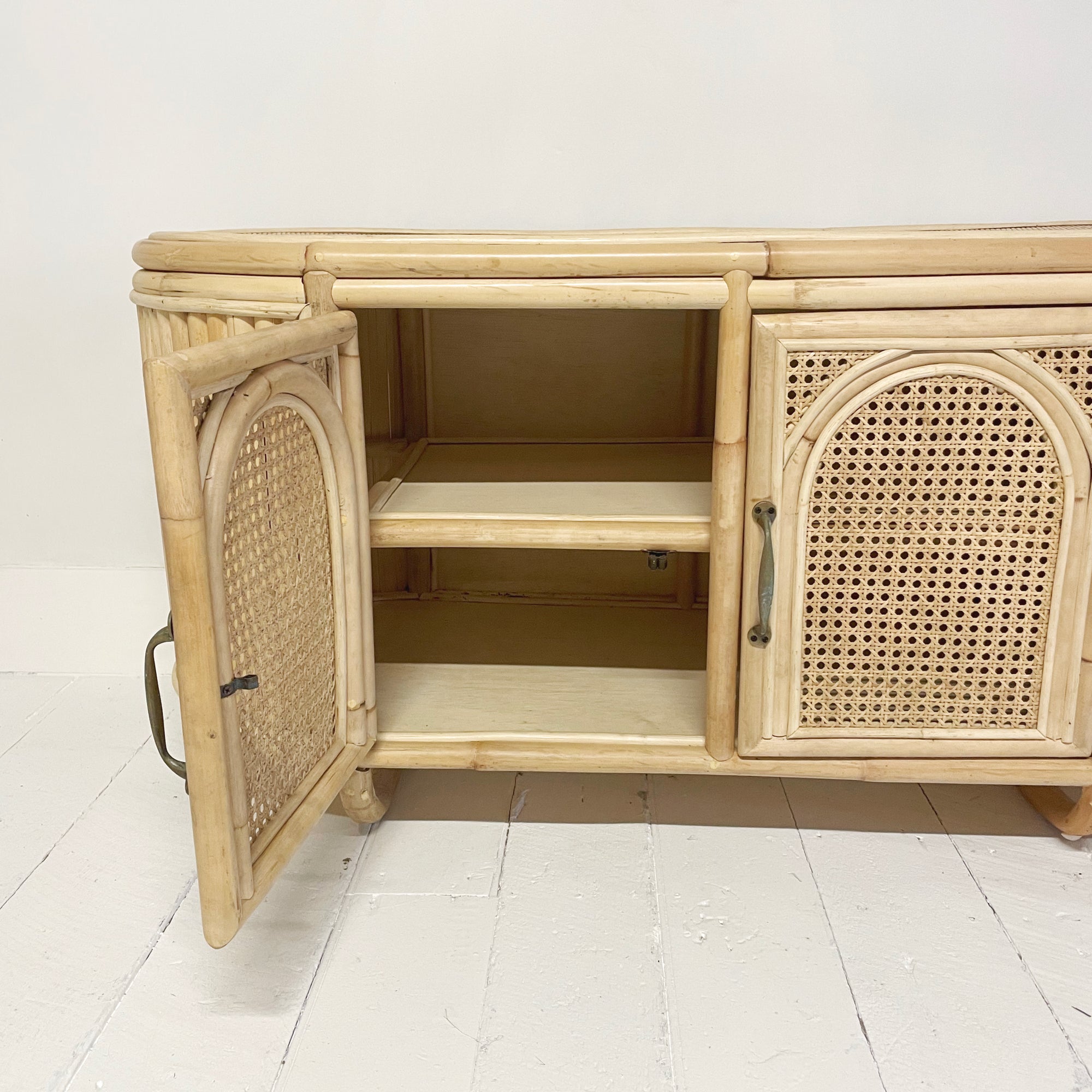 Low Rattan Arches Sideboard 180cm